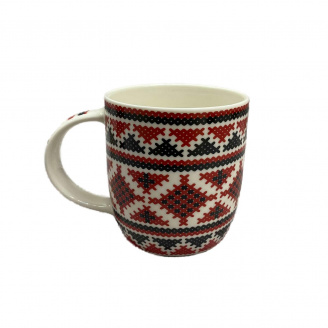 Чашка порцелянова S&T Вишиванка 360 мл 2183-5