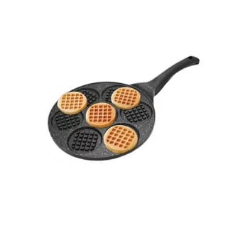Сковорода для оладок і вафель 27 см з мармуровим антипригарним покриттям Edenberg EB-7517