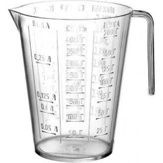 Мерный стакан Полимербыт 250 мл мягкий ХМ 22