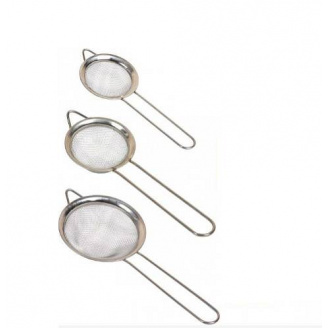 Набір сит метал 3 штуки d-7, d-8 см, d-10 см Kitchen 3446