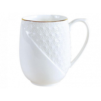 Кружка Снежная королева 330 мл круглая фарфоровая белая Interos 557611