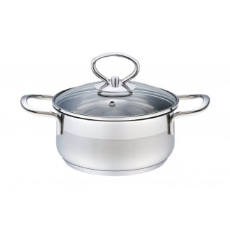 Каструля нержавіюча сталь 3.8 л Maestro MR-3508-22