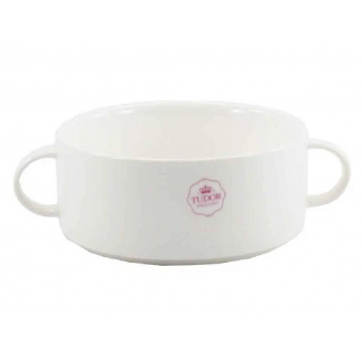Бульйонниця порцелянова з ручками 300 мл Tudor TU2545