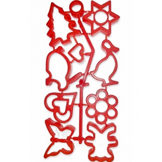 Набір форм для печива пластикових 8 шт.