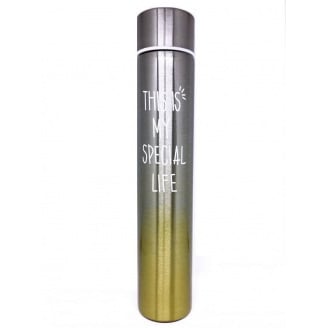 Термос із нержавіючої сталі This is my special life OLens 300 мл сталевий жовтий 16041-68