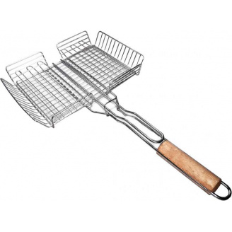 Грати-гриль для мангалу глибока 36 x 28 x 6.5 см A-PLUS 0762
