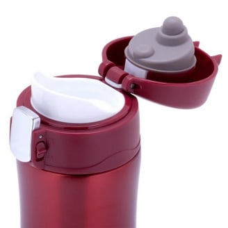 Термос Kamille 320 мл із нержавіючої сталі червоний КМ-2087