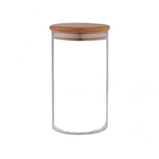 Банка стеклянная с бамбуковой крышкой 250 мл Stenson R29782
