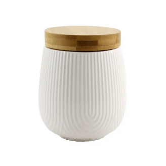 Банка для сыпучих с бамбуковой крышкой Interos 900 мл PJ03430-L-1