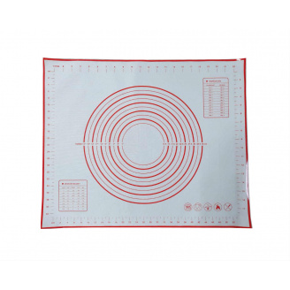 Силиконовый армированный коврик для раскатки, выпечки теста 60 х 50 см Ytech 2191