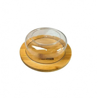 Блюдо-сировина з кришкою 15,5х15,5х6,5 см Eurogold 7016102486