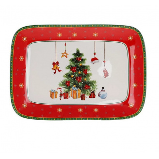 Блюдо прямокутне фарфорове 33 см 