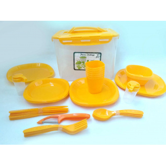 Набір для пікніка 53 предмети 6 персон A-PLUS 106-55