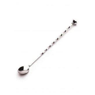 Ложка барная спиральная со съемным мадлером из нержавеющей стали 28 см Empire EM-7094
