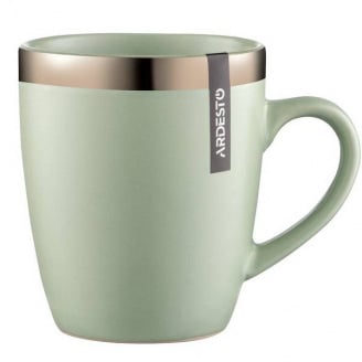 Кухоль керамічний 360 мл Ardesto Liguria Green bay AR2936LGC