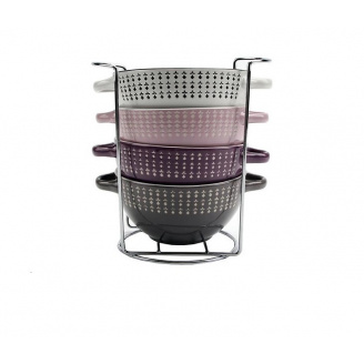 Набір бульйонниць на стійці 440 мл Interos kw110ms 88329