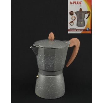 Кавоварка гейзерна 300 мл алюмінієва A-PLUS 2085