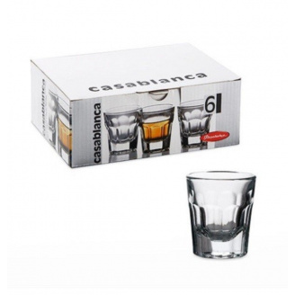 Набір чарок Pasabahce Casablanca 36 мл 6 шт 52734 PAS