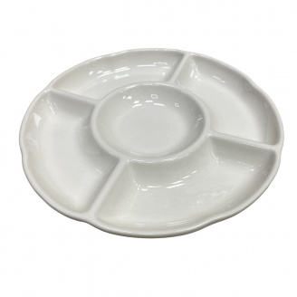 Мінажниця фарфорова кругла 20 см Helios 2605