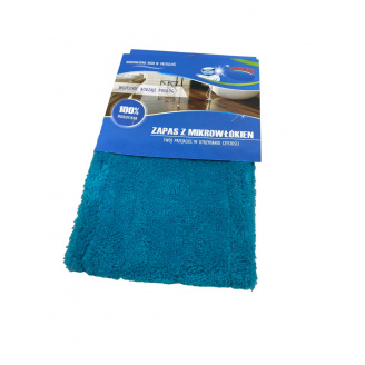 Запаска до швабри-полотера 40х13 см мікрофібра Feniks 1502 блакитний