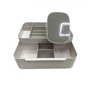 Органайзер для косметики із дзеркалом 29,7х18,4х12,1 см A-PLUS 75005