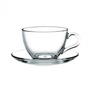 Сервіз чайний 200 мл 12 предметів, скляний Pasabahce Basic 97948