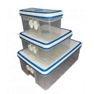 Набір контейнерів харчових пластикових 3шт A-Plus 10900