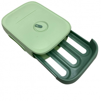 Контейнер-органайзер для хранения яиц 29х21х7,5 см Stenson R30901 зеленый