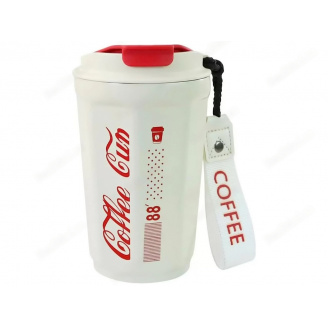 Термокружка 500 мл Stenson MT-4575 White