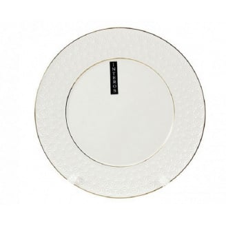 Тарілка фарфорова кругла 23 см Снігова Королева Interos 228823-А