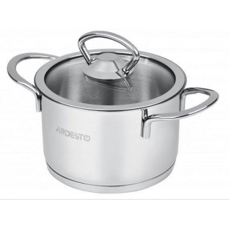 Кастрюля из нержавеющей стали Ardesto Luna 900 мл Стальной AR0609S