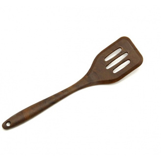 Лопатка силіконова 27.5 х 5.3 см Коричнева Maestro MR1150
