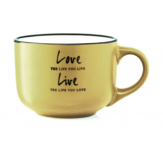 Чашка керамічна 550 мл 1 шт Ardesto Way of life AR3478OL