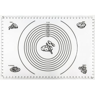 Силиконовый коврик 60х40 см со стекловолокном для выпечки SNS 6598