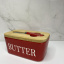 Масляна керамічна з ножем "Butter" A-Plus 0480-3 RED Кропивницький