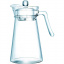 Глек скляний з пластиковою кришкою1,3 л Luminarc Kone N1102 Одеса