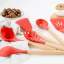 Набір кухонних предметів Kitchen Dining 12 предметів 0350 Червоний Житомир