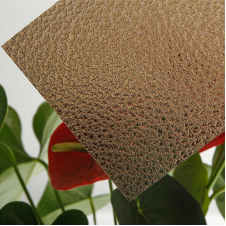 Монолитный поликарбонат 2 мм Embossed 2UV бронза 