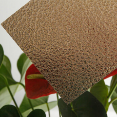 Монолитный поликарбонат 2 мм Embossed 2UV бронза Киев