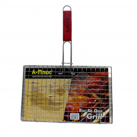 Решетка для гриля из хромированной стали 34,5х21,5 см A-PLUS 1872