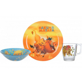Набір дитячий Luminarc Disney Lion King 3 предмети 9345P LUM