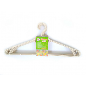 Вішалка для одягу 5 шт біла троянда Алеана 121073