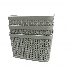 Набор корзинок 3 шт 165х125х107 мм 1,5 л Ucsan plastik M-3926