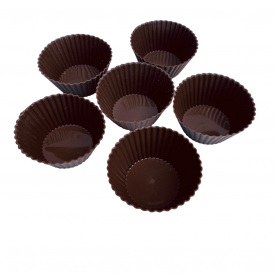 Набор силиконовых форм для выпечки мафинов 6 шт d-7 см Lessner Chef Choco 10254