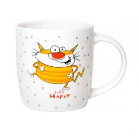 Чашка фарфоровая 360 мл JUST HAPPY Limited Edition MCO23-3