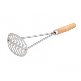 Картофелемялка овальная С ДЕРЕВЯННОЙ ручкой УКРАИНА ТД