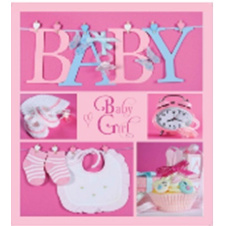 Фотоальбом EVG 10x15x56 BKM4656 Baby collage Pink (UA) (6239796)