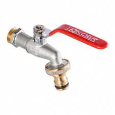 Фото - Кран поливу з конектором для швидкого підключення 1/2" (KOER KR.257) (KR2750) Кран поливу з конектором для швидкого підключення 1/2" (KOER KR.257) (KR2750)