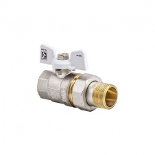 Кран із американкою 1/2" (KOER KR.227.W) білий (KR0015)