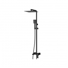 Душова колона із змішувачем водоспад Koer KB-58007-05 (Колір чорний) (KR3463)